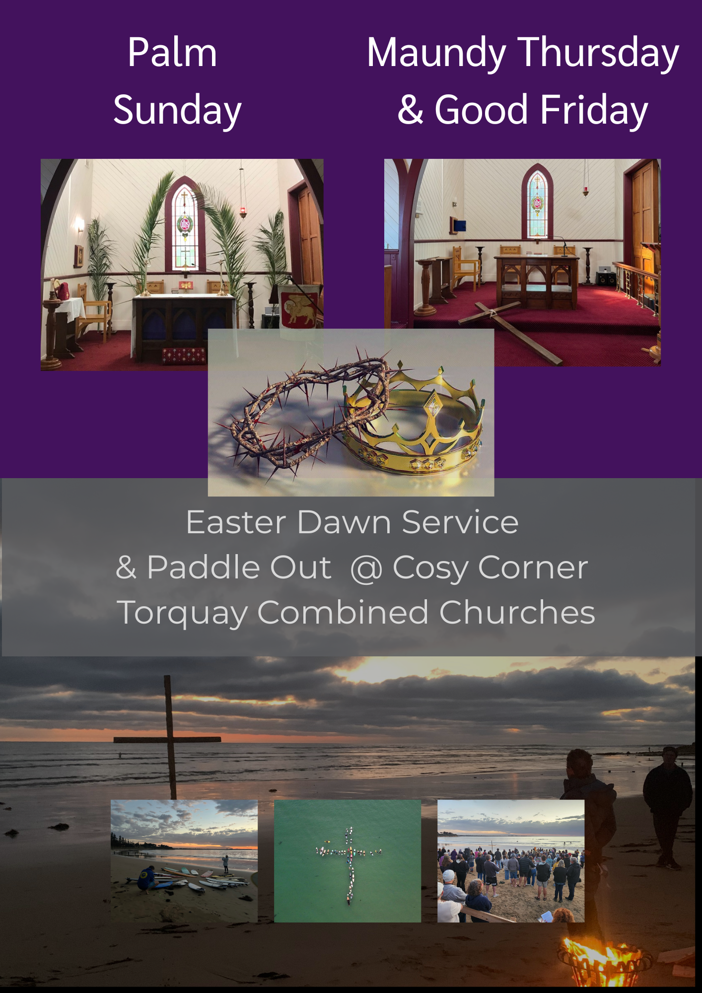 Palm Good Fri Easter Services